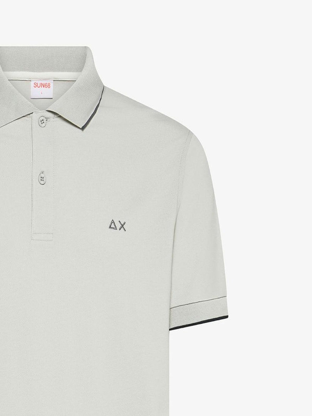 POLO SMALL STRIPE ON COLLAR S/S 
