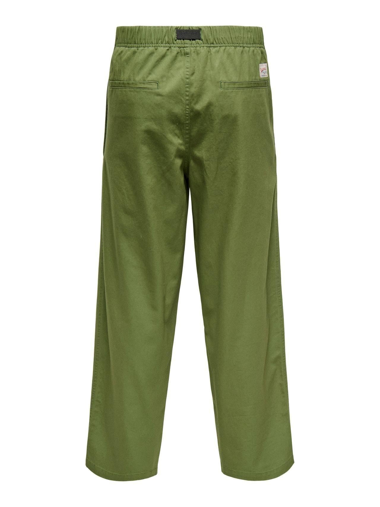ONSHENRY STRAIGHT 0518 BELT PANT 