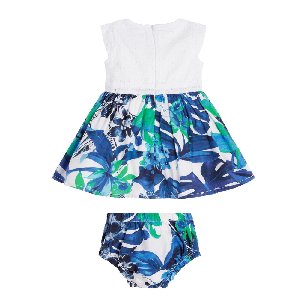 SET MIX FABRIC SL DRESS+PANTIE 