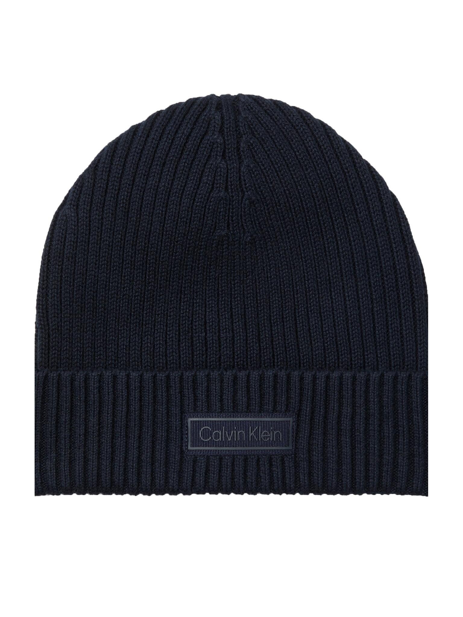 PATCH CHUNKY RIB COTTON BEANIE LV04D8053G/CEF CALVIN KLEIN