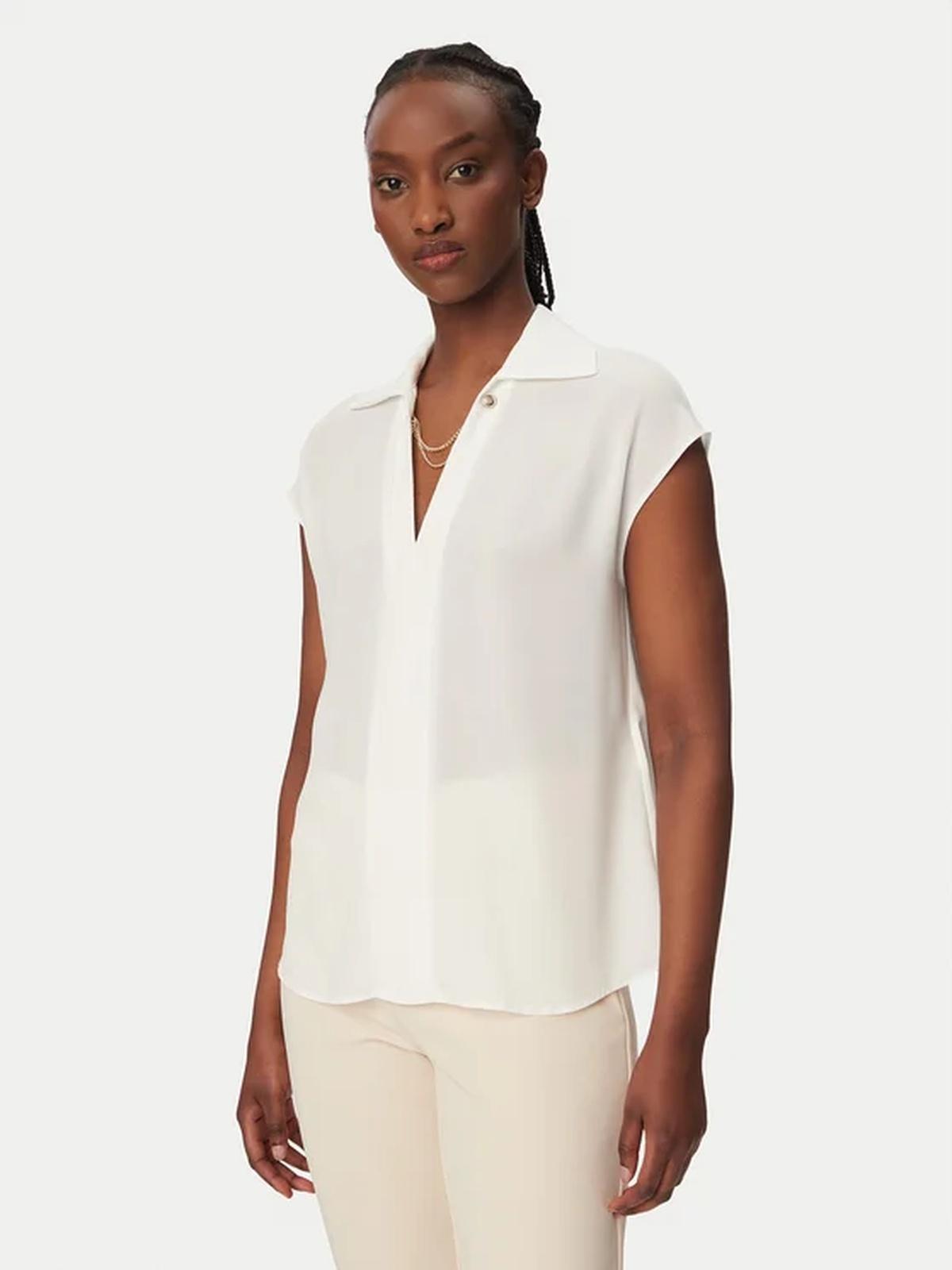 CFC 20253 B-BLUSA MANICA ALETTA TRIPLA GEORGETTE 