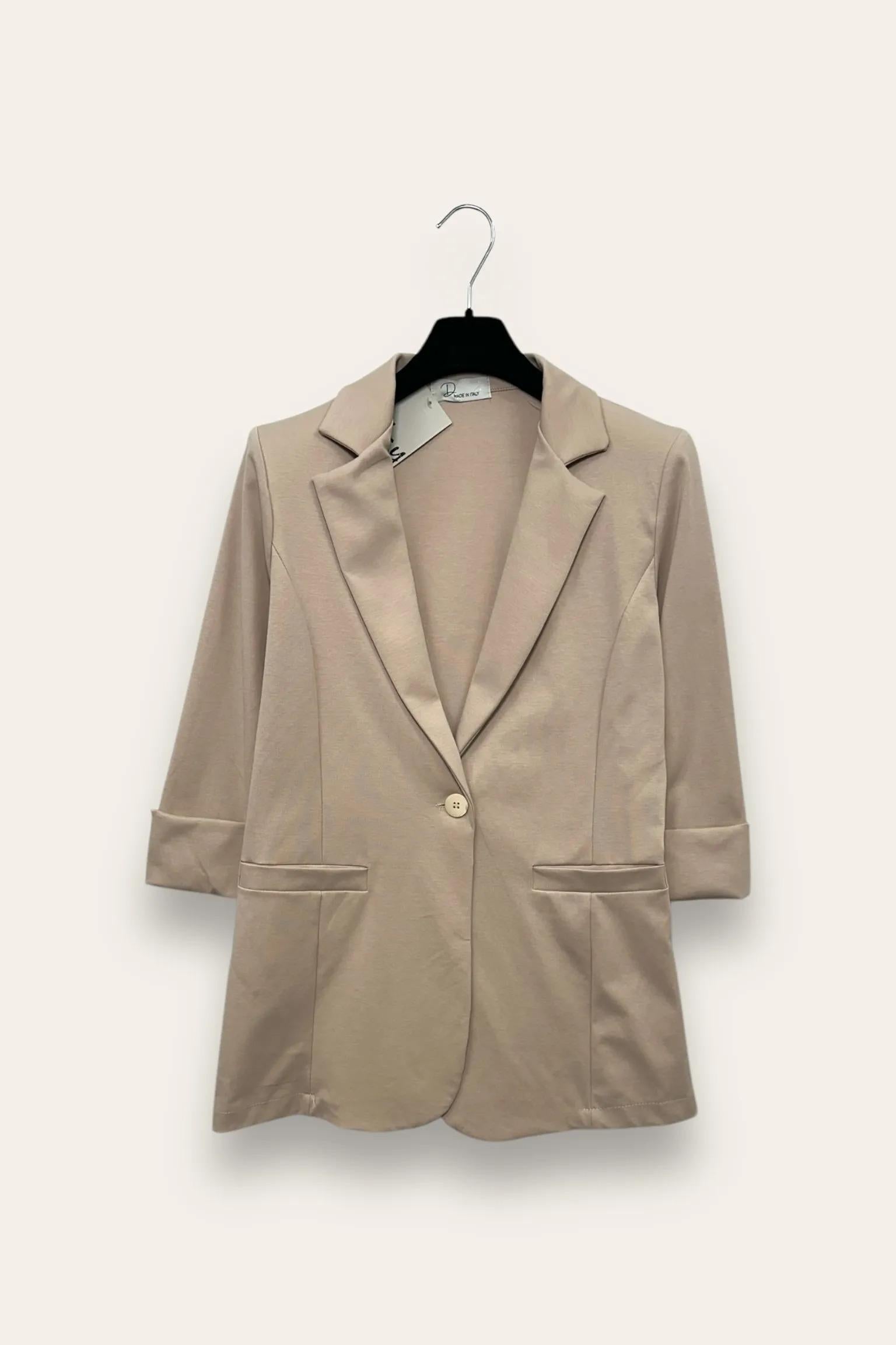 Giacca punto milano CH-10857/Beige LOVEme