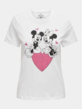 ONLMICKEY LIFE REG S/S VALENTINE TOP JRS 