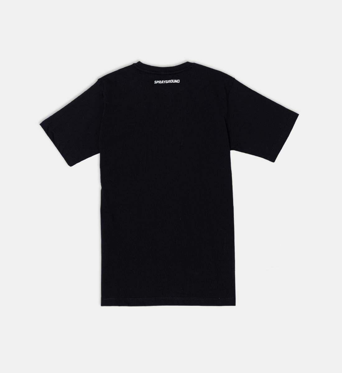 SHARKS IN PARIS CHARACTERS SNEAKIN TSHIRT SPY1343/BLACK SPRAYGROUND