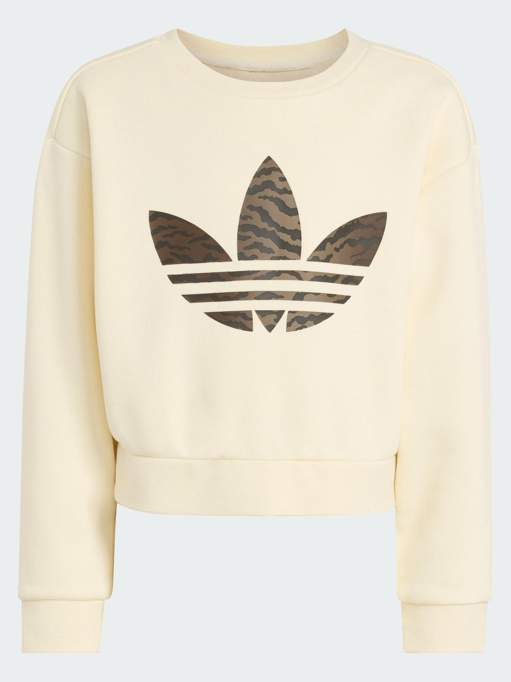 BOXY CREW SET       CREWHT/NBROWN 