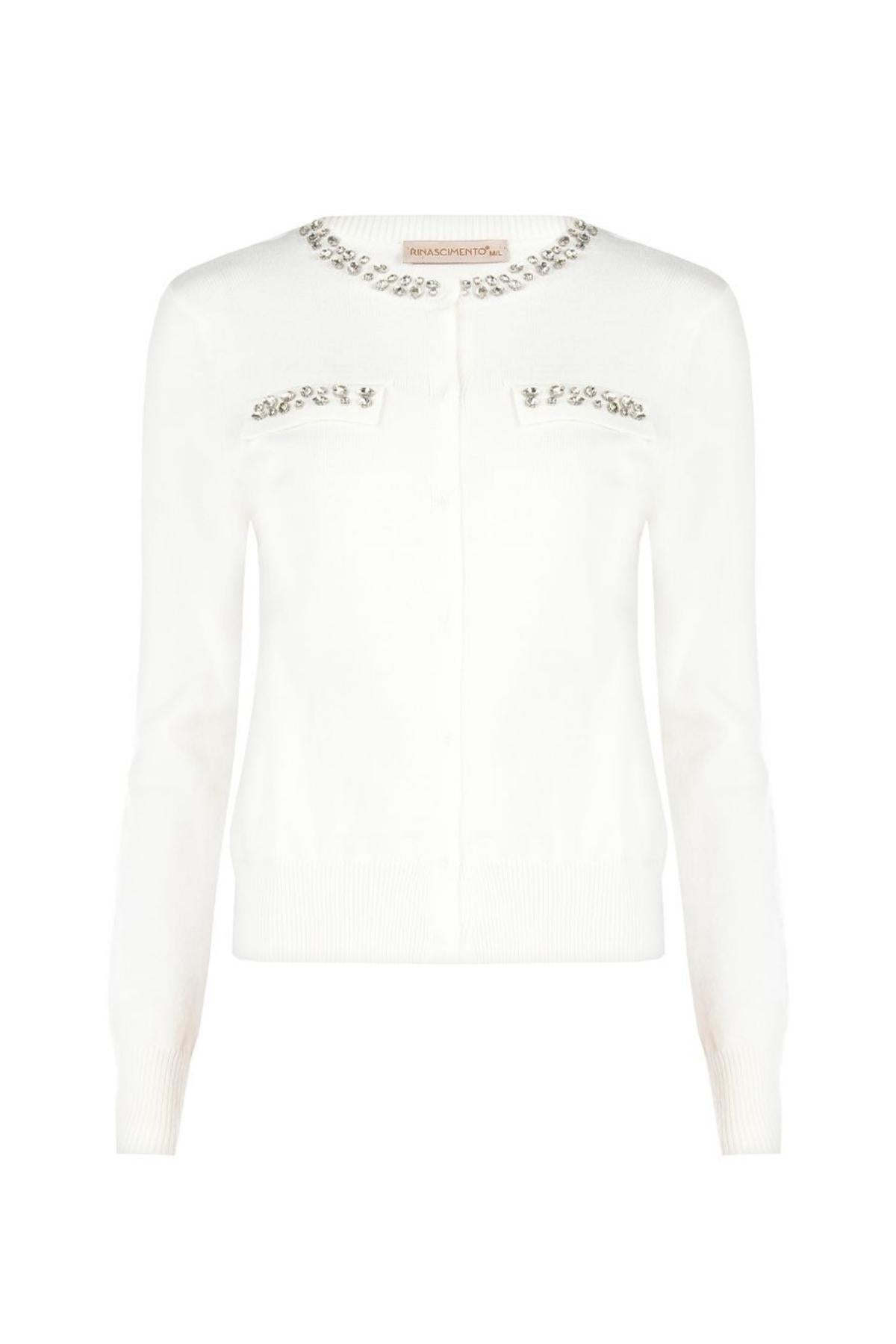 DIST X73107 MAG CARDIGAN BOTTONI CFM0012057003/B036 RINASCIMENTO