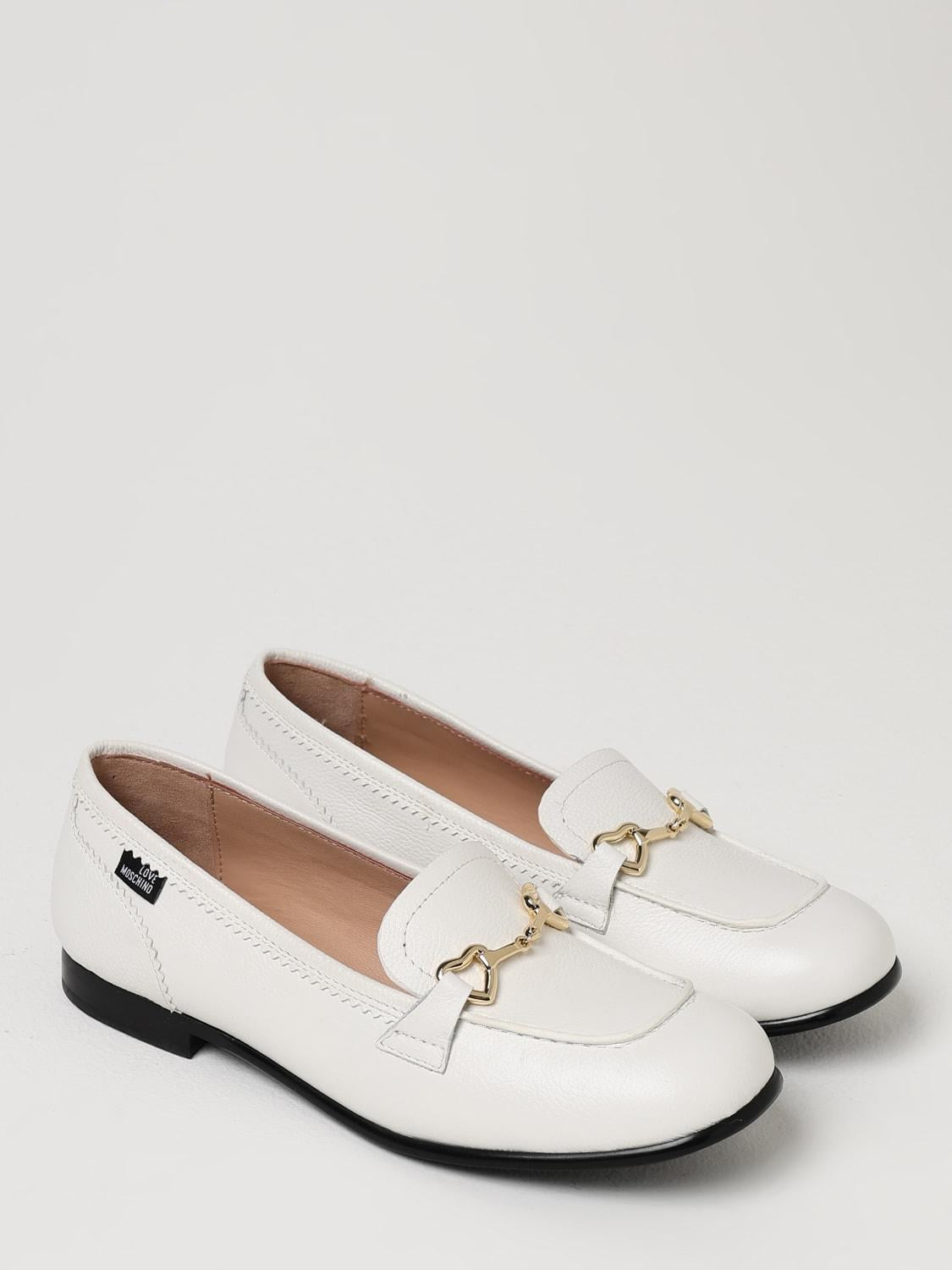 SCARPAD.COLLEGE15 VIT.ST.CERVO BIAN JA10091G1IIC5/100 LOVE MOSCHINO