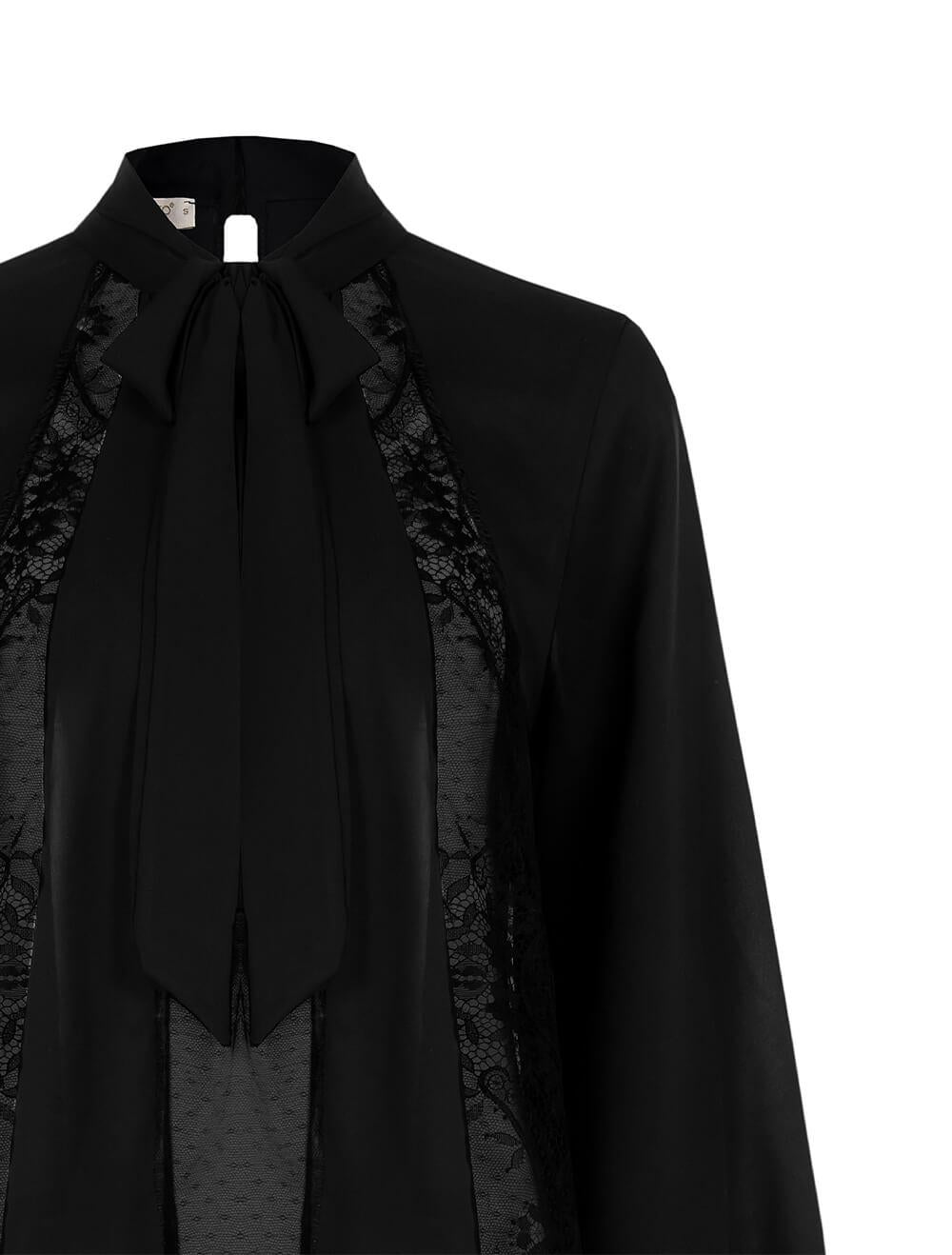 CFC 20053 G-BLUSA CON SCIARPA FLUIDO DA CAMICIA CFC0020053002/B001 RINASCIMENTO