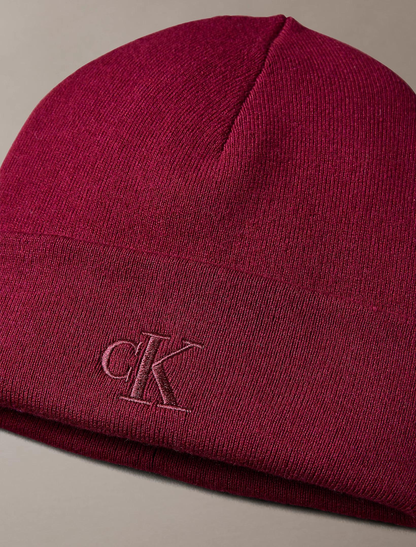 CK FINE RIB BEANIE 