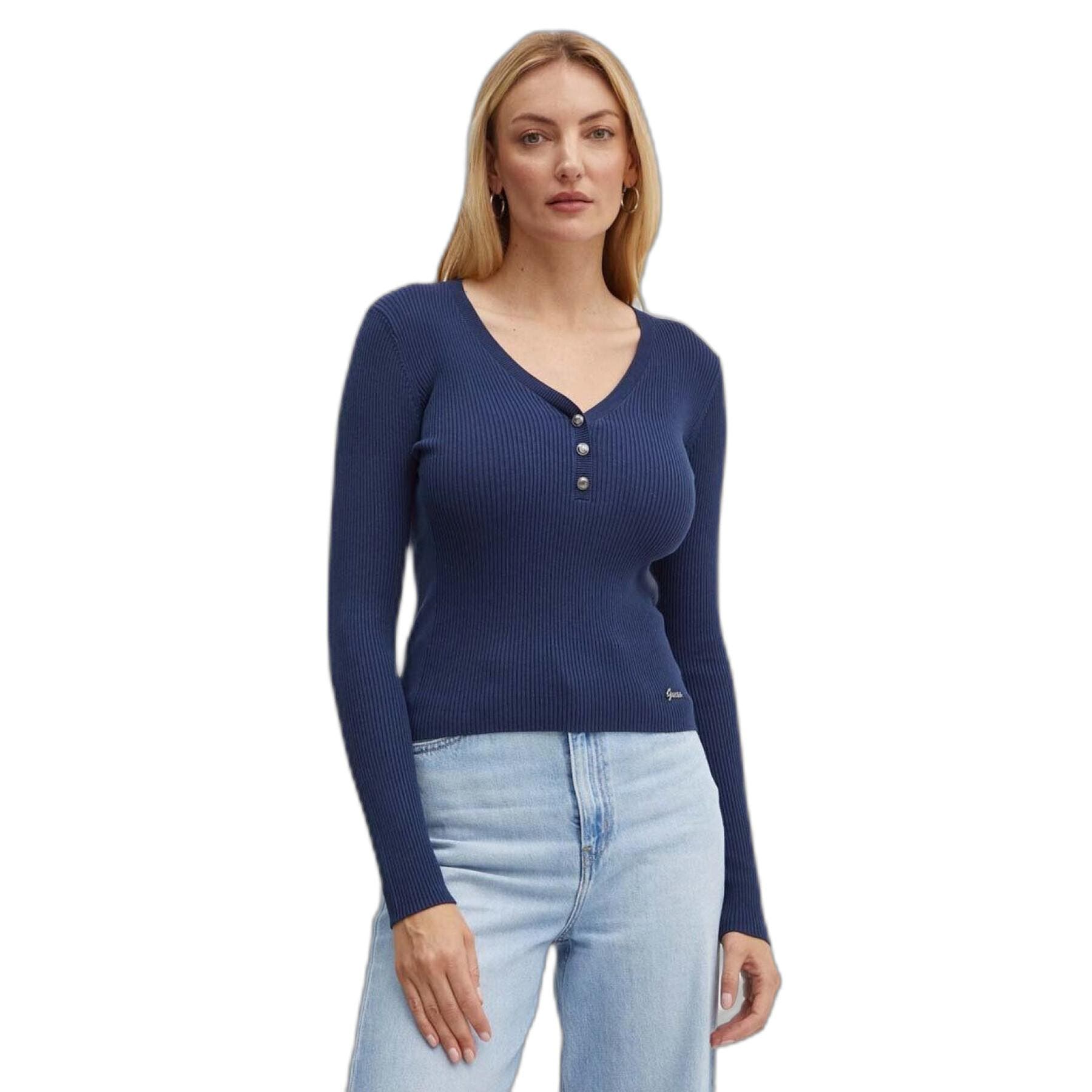 BLAIRE VN LS HENLEY SWTR 