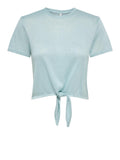 ONLAMBER LIFE S/S GLITTER KNOT TOP JRS 