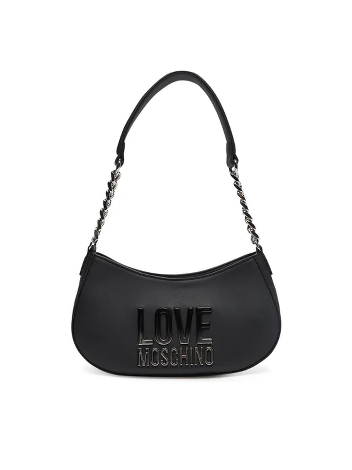 BORSA PU GRS NERO+GALV.NIKEL 