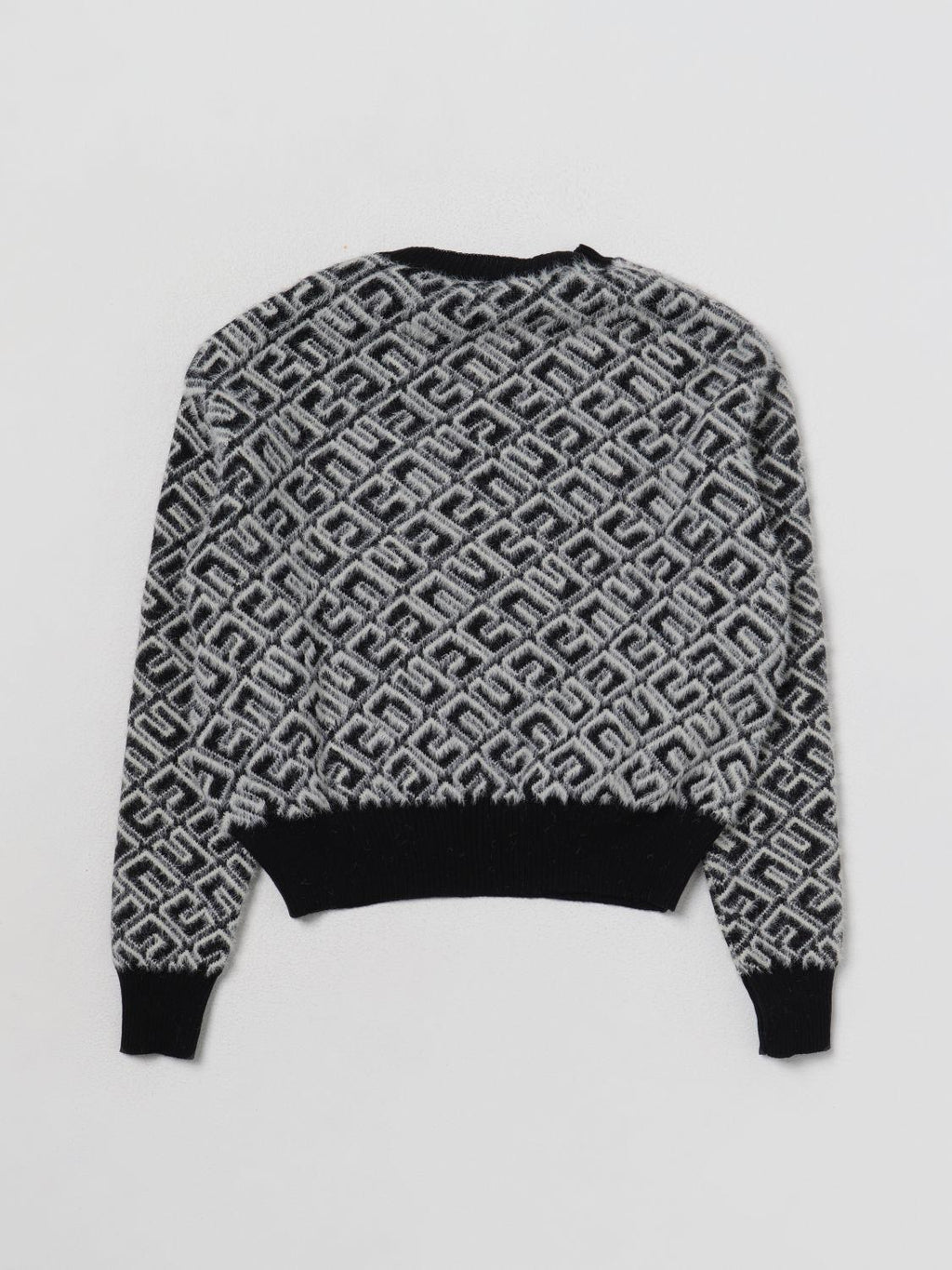 MAGLIA LOGO INCASTRO NERO/BURRO 