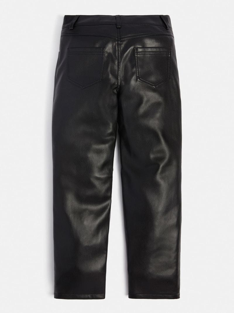 FAUX LEATHER PANTS_MINI ME J3RB17WF8P0/JBLK GUESS