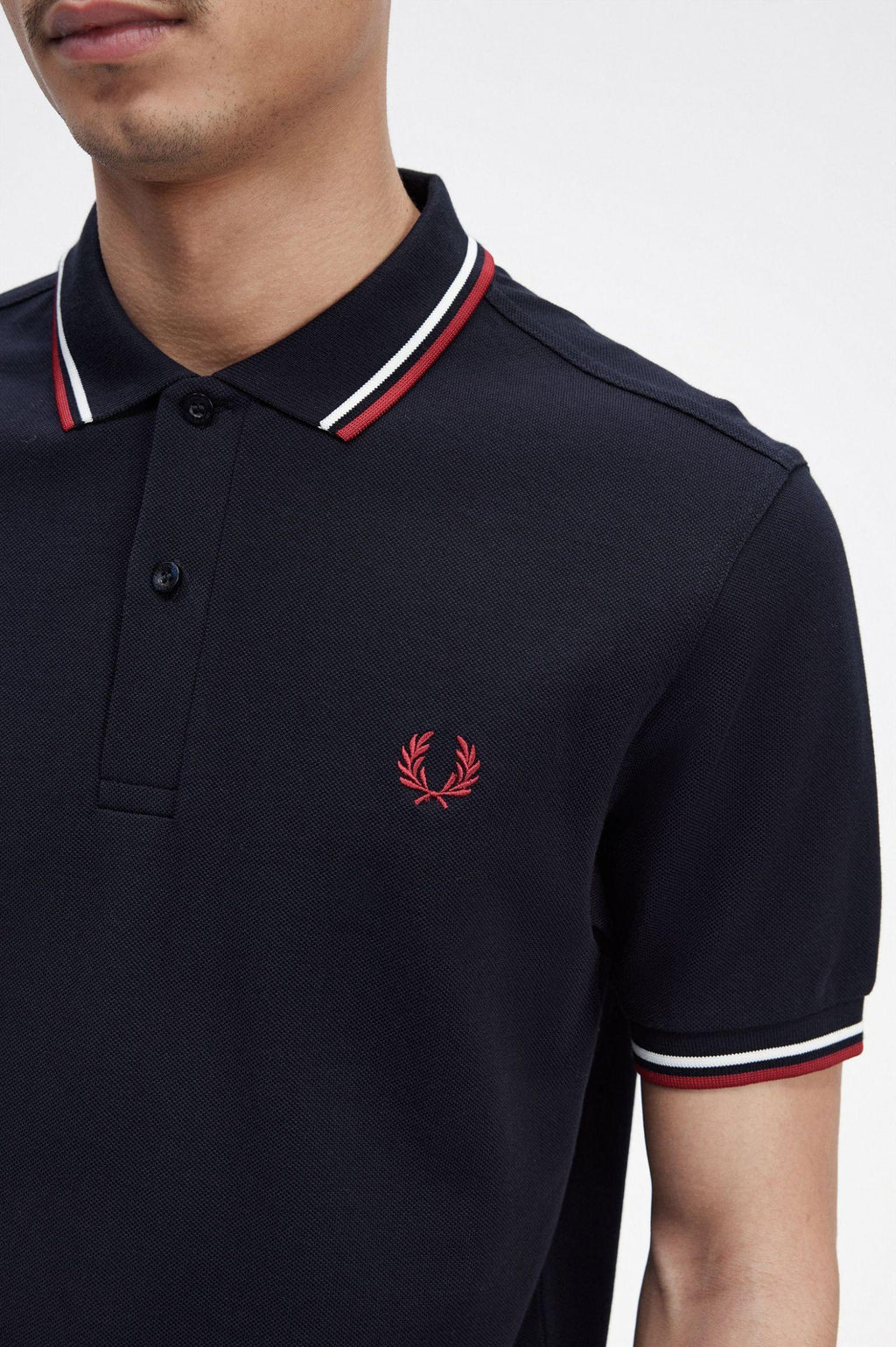 FP TWIN TIPPED FRED PERRY SHIRT FP-M3600/T55 FRED PERRY