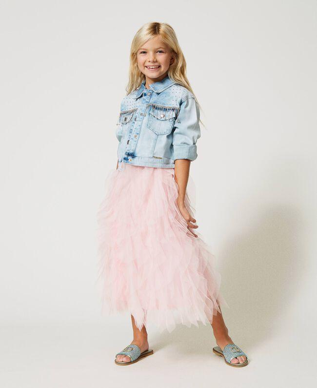 GONNA LUNGA IN TULLE 