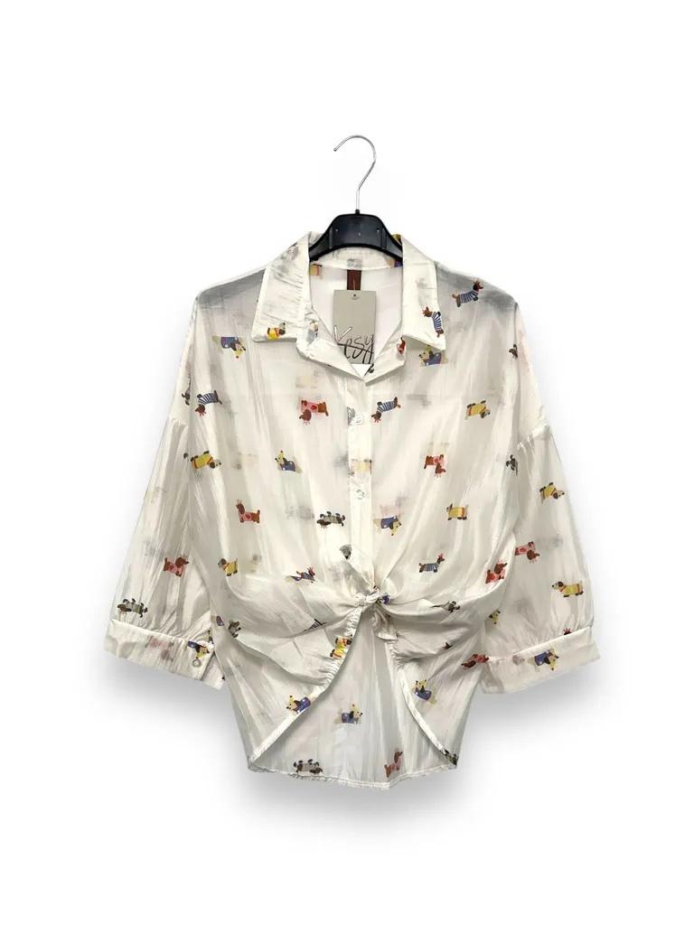 Camicia fantasia cagnolini 