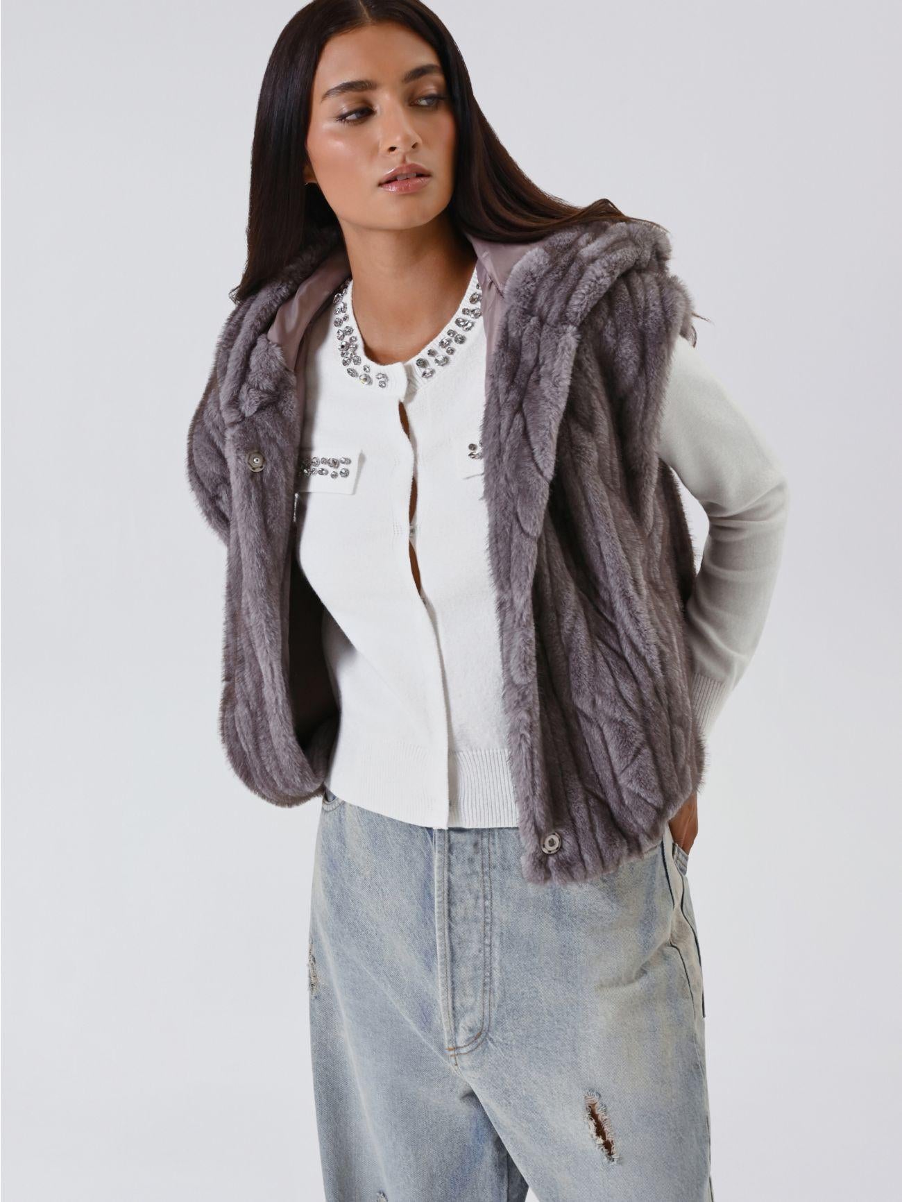 DIST X73107 MAG CARDIGAN BOTTONI CFM0012057003/B036 RINASCIMENTO