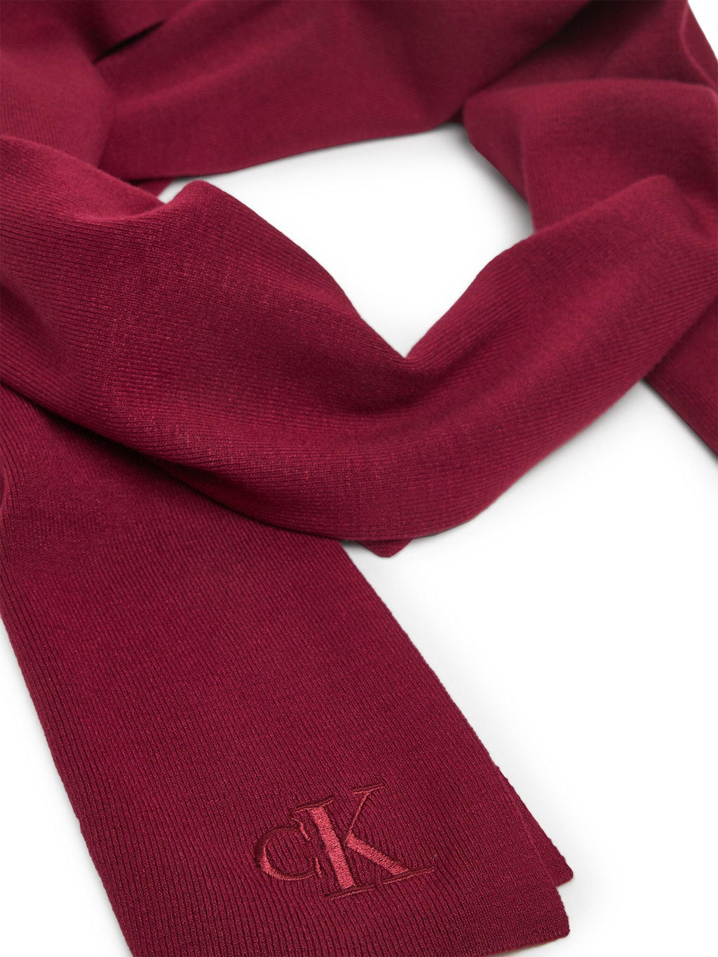 CK FINE RIB SCARF 