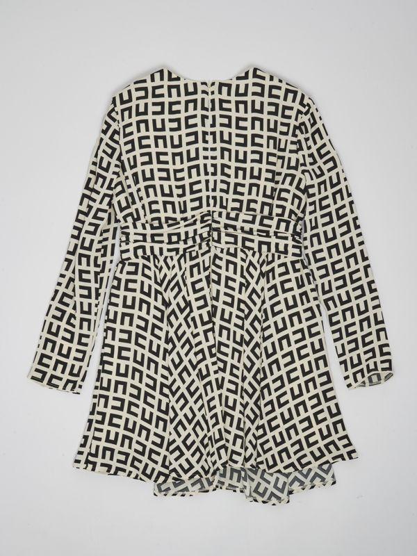 ABITO IN GEORGETTE ST. LABIRIN EFAB455 GAE11 BE011/D014 ELISABETTA FRANCHI La Mia Bambina