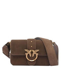 PINKO LOVE ONE MINI SLOUCHY FL SUEDE