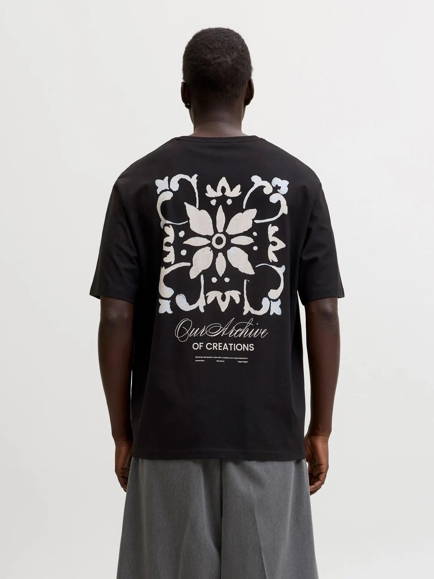 JJART PRINT TEE SS CREW NECK 