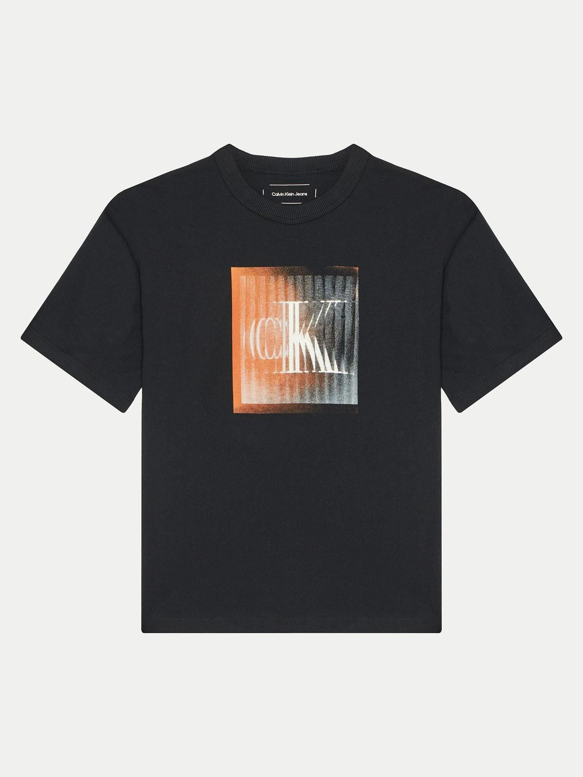 LARGE SHIFTED CK SS T-SHIRT 