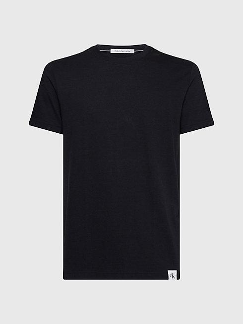 CALVIN KLEIN JEANS Outlet: T-shirt men - Black  CALVIN KLEIN JEANS t-shirt  J30J323305 online at