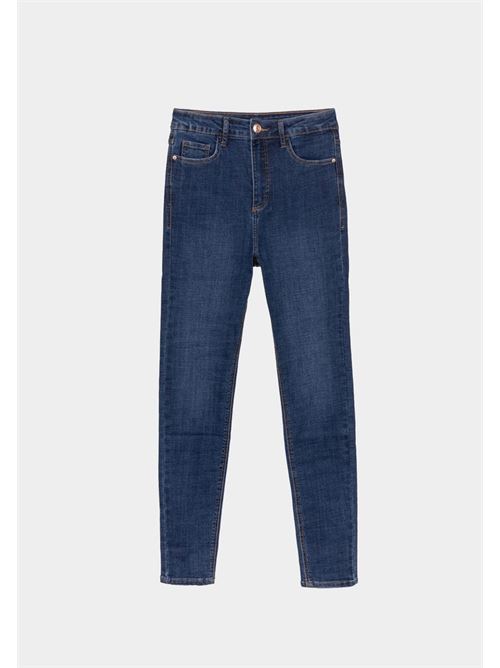 Completo Jeans in Denim blu a due pezzi completo Jeans per donna