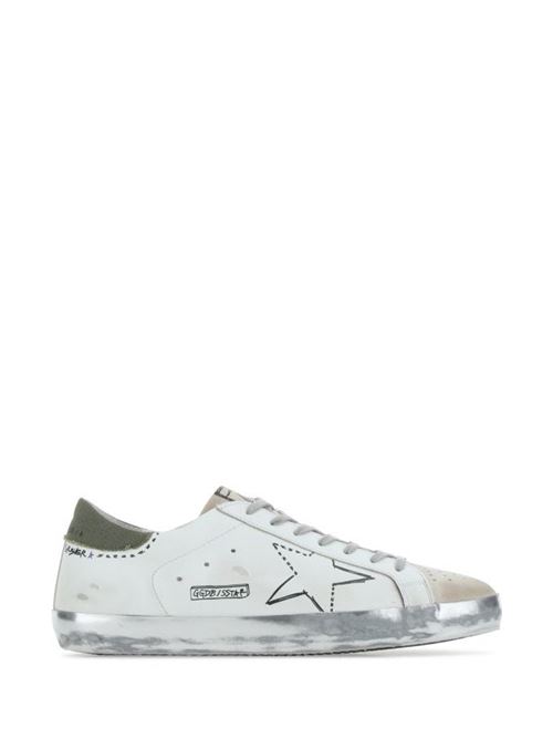 GOLDEN GOOSE DELUXE BRAND GMF00270/F00254410781/WHITE/MILITARY/GREEN