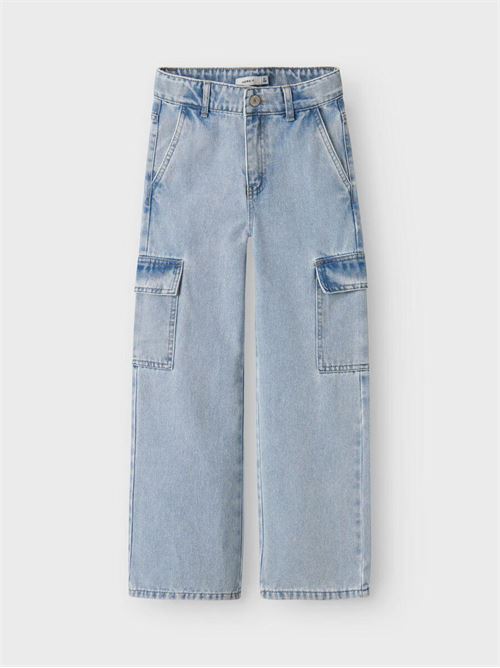 NAME.IT 13220709/Light Blue Bleached Denim