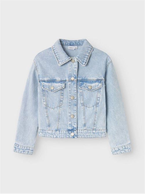 NAME.IT 13237177/Light Blue Bleached Denim